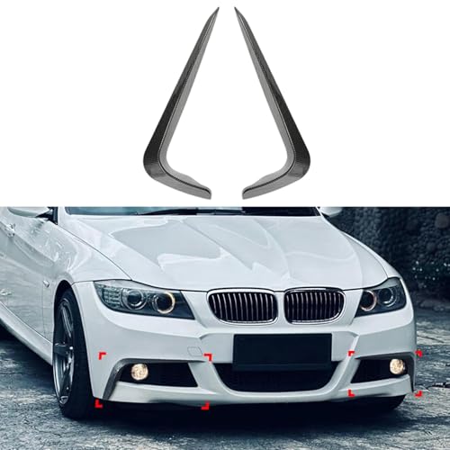 byjgs Diffusor Protector Guard für BMW E90 E91 2009–2012 LCI M Sport, Frontlippe Spoiler Frontstoßstangen Lippenkörper Ersatz Frontstoßstange Lippe Splitter Trim,B von byjgs