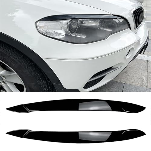 byjgs Diffusor Protector Guard für BMW X5 E70 2008-2013, Frontlippe Spoiler Frontstoßstangen Lippenkörper Ersatz Frontstoßstange Lippe Splitter Trim,A von byjgs