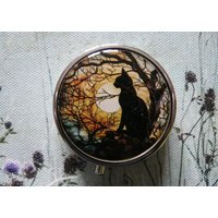 Süße Katze Geschenkdose Pillendose Tablettenbox Pillenbox Helloween Ghotic Notbox Party Geburtstag Süße Katze Geschenkdose Pillendose Tablettenbox Pillenbox Helloween Ghotic Notbox Party Geburtstag von bylichterglanz