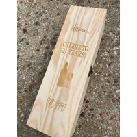 Personalisierte Geburtstagsweinkiste Aus Holz, Individuell Graviertes Geschenk Personalisierte Geburtstagsweinkiste Aus Holz, Individuell Graviertes Geschenk von bylouisegifts
