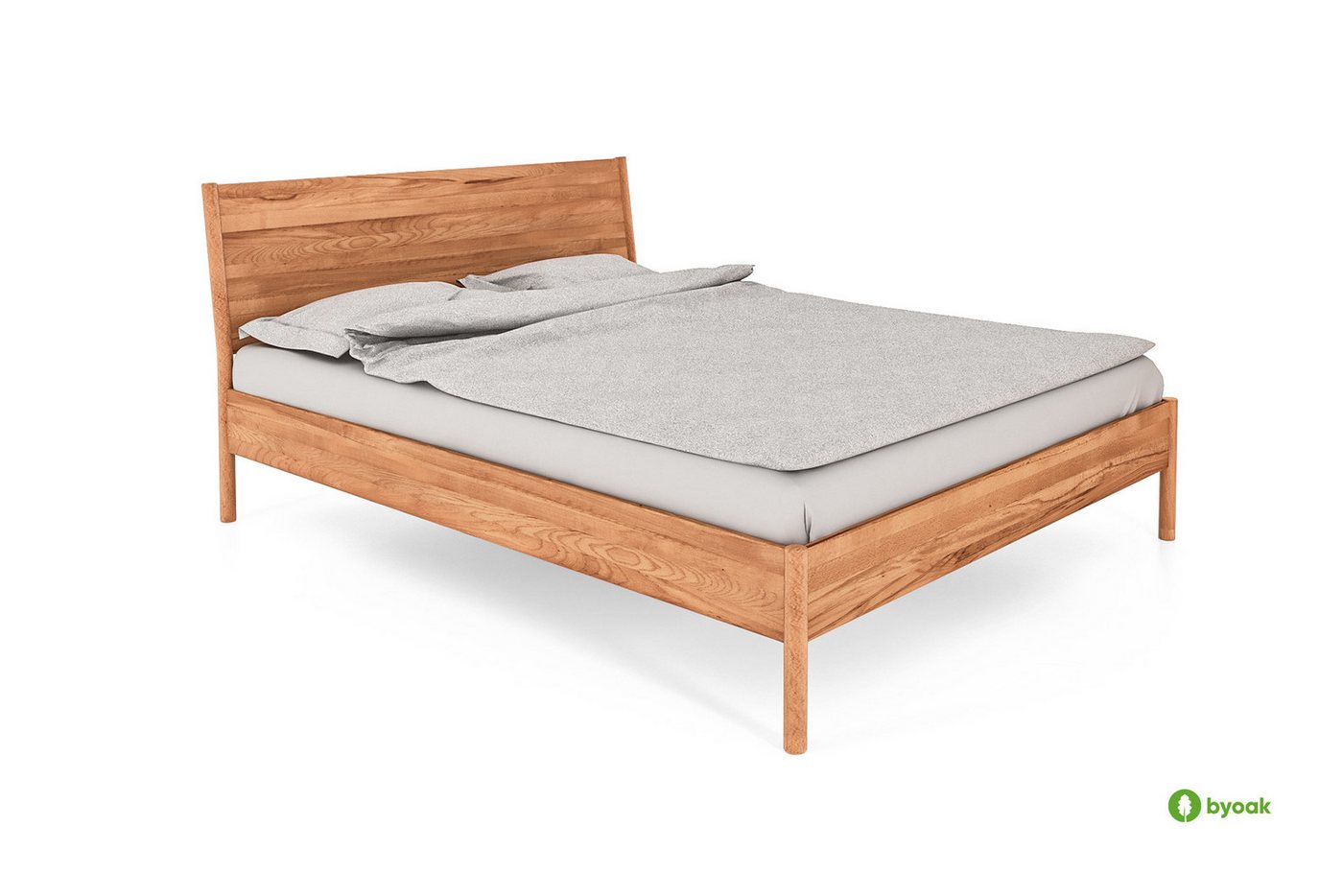 byoak Bett POLA mit Holzkopfteil, Naturgeölt byoak Bett POLA mit Holzkopfteil, Naturgeölt von byoak