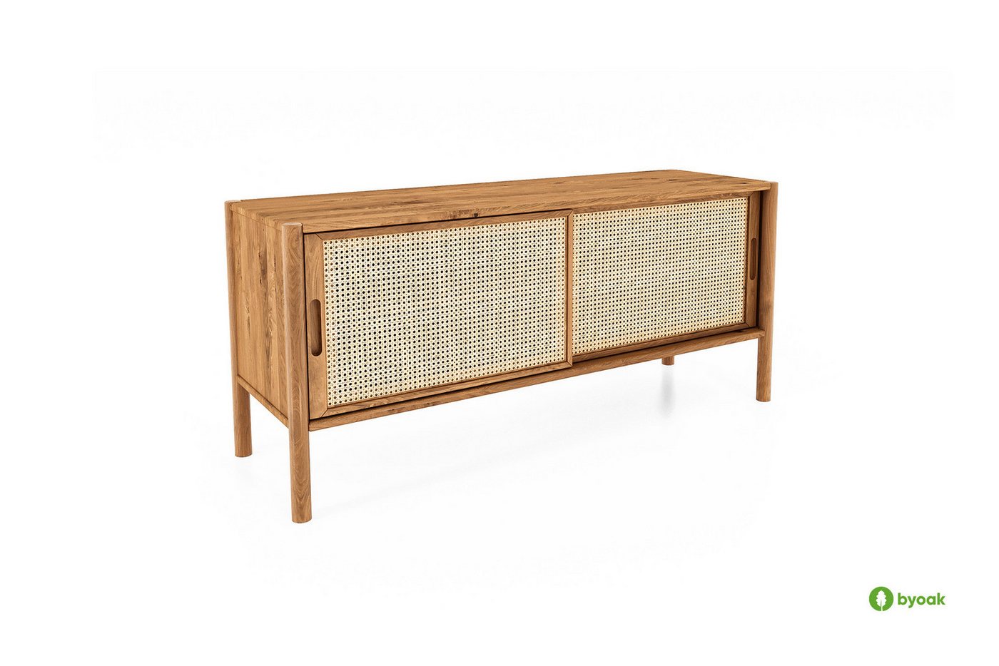 byoak TV-Schrank POLA aus Massivholz, Naturgeölt byoak TV-Schrank POLA aus Massivholz, Naturgeölt von byoak