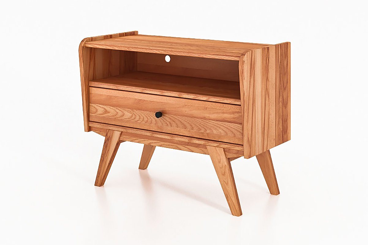 byoak TV-Schrank RETRO aus Massivholz, Naturgeölt byoak TV-Schrank RETRO aus Massivholz, Naturgeölt von byoak