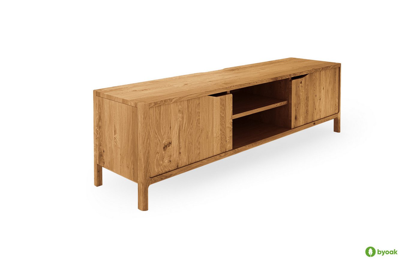 byoak TV-Schrank TWIG aus Massivholz Naturgeölt byoak TV-Schrank TWIG aus Massivholz Naturgeölt von byoak