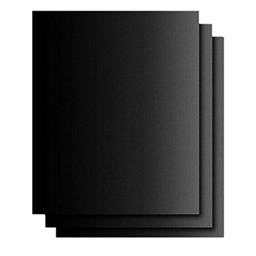 Grillmatte,BBQ Grillmatten Wiederverwendbar Antihaftbeschichtung für bis 260°C Holzkohle Gasgrill Elektro Grill and Backofen zu Grillen Fleisch Gemüse Meeresfrüchte Eier 3 Packungen Schwarz Grillmatte,BBQ Grillmatten Wiederverwendbar Antihaftbeschichtung für bis 260°C Holzkohle Gasgrill Elektro Grill and Backofen zu Grillen Fleisch Gemüse Meeresfrüchte Eier 3 Packungen Schwarz von byou