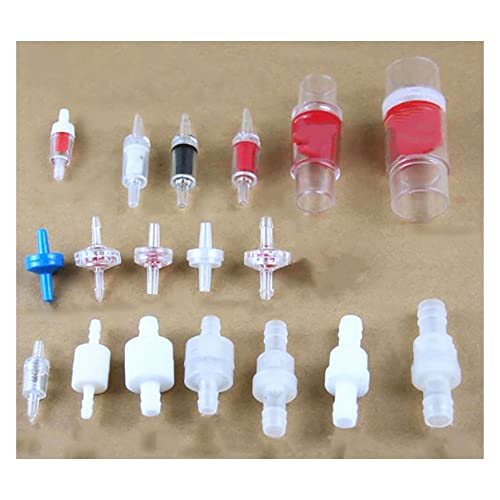 bzcemind 1 stücke Kunststoff Einweg Inline Rückschlagventil Gasluft Flüssigkeit Wasser Flüssigkeiten Einwegventil PVC Schlauchanschlüsse,18 (12×12mm) von bzcemind