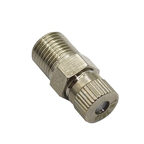 bzcemind 2 stücke 1/8 Zoll Hoher Druck Nebel Nebeldüsen Kupfer Anti-Tropf Zerstäubung Kolling Sprinkler Garten Bewässerungstool,0.4mm von bzcemind