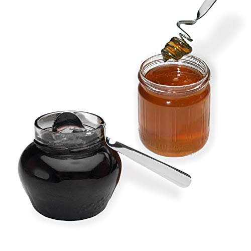 chg 3171-00 hochwertigem Honig-/Marmeladenlöffelset, 2-tlg. Silber von c|h|g