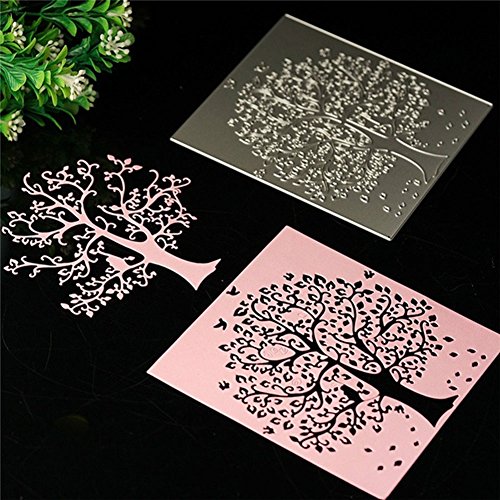Baum Stanzschablonen Kohlenstoffstahl Schneiden Schablonen DIY Sammelalbum Set Scrapbooking Papier Karten von cA0boluoC