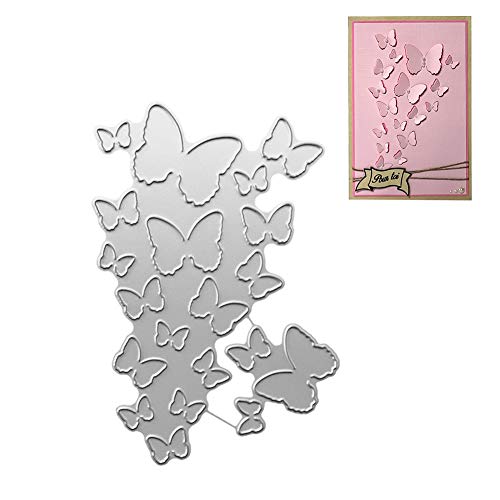 Schmetterling Stanzschablonen Kohlenstoffstahl Schneiden Schablonen DIY Sammelalbum Set Scrapbooking Papier Karten von cA0boluoC