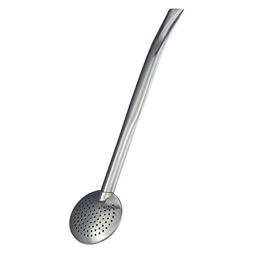 Matetee Bombilla 16cm │100%Edelstahl Trinkhalm │perfekt für Yerba Mate Tee, losen Tee und den Genuss aus der Kalebasse von caámate.