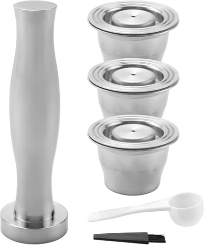 caapmony Kaffeekapseln Kapseln wiederverwendbar Edelstahl Kompatibel mit Mehreren Kaffeemaschine Modelle,Kapseln Wiederverwendbare Kapsel Espresso-Kaffeepad caapmony Kaffeekapseln Kapseln wiederverwendbar Edelstahl Kompatibel mit Mehreren Kaffeemaschine Modelle,Kapseln Wiederverwendbare Kapsel Espresso-Kaffeepad von caapmony