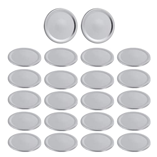 Stück 86mm Jar Deckel Weißblech Einmachgläser Deckel Einmachdeckel Dichtung Auslaufsicher Normale Ersatzdeckel Aufbewahrungskappen für Jar Einmachgläser von Cabilock