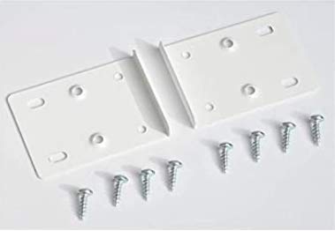 Hinge schild Duokochfeld Schranktür Schrauben Zink White - 4 Stück von cabinetsforbathrooms