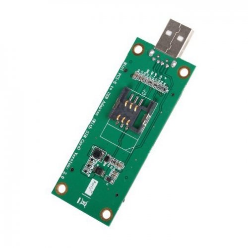 CableCC Mini PCI-E Wireless WWAN auf USB Adapter Karte mit SIM-Kartensteckplatz-Modul, Testwerkzeuge von cablecc