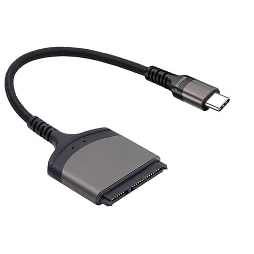 Cablecc 5 Gbit/s USB-C Typ-C auf SATA 22 Pin Adapterkabel für 2,5 Zoll Festplattentreiber SSD Laptop von cablecc