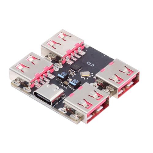 Cablecc USB 2.0 1-zu-4 HUB PCBA USB-C auf 4 USB-A Hub Board (ohne Gehäuse) für Tastatur Maus Scanner Drucker von cablecc