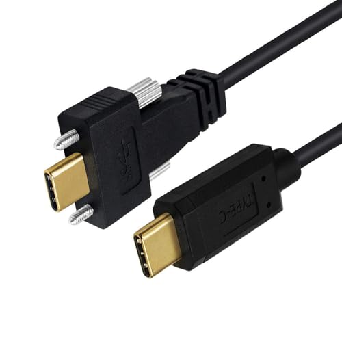 cablecc 10 Gbit/s USB 3.1 Typ-C-Stecker auf Dual-Locking-Rändelschraube USB-C-Daten-4K-Kabel, Panelmontage, Typ 1 m cablecc 10 Gbit/s USB 3.1 Typ-C-Stecker auf Dual-Locking-Rändelschraube USB-C-Daten-4K-Kabel, Panelmontage, Typ 1 m von cablecc