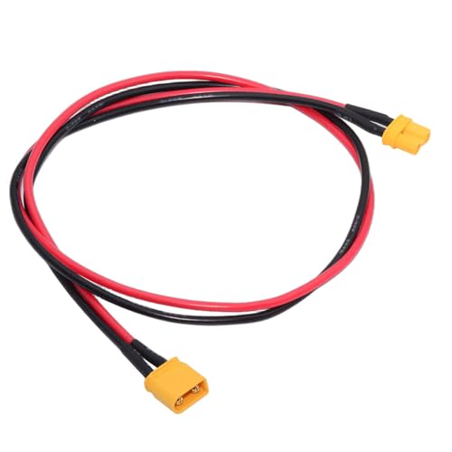 cablecc 18AWG XT30 Verlängerungskabel, Stecker auf Buchse, für RC-Akku, tragbares Kraftwerk, Solarpanel, 50 cm von cablecc