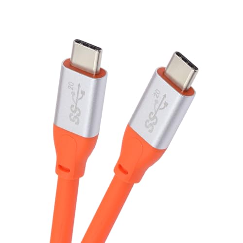 cablecc 20Gbps 100W USB 3.2 Male to Male Cable Ultra Soft High Flex 8K 5K 4K USB 4.0 Hyper Super Flexible Cord 50cm von cablecc