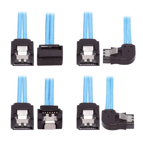 cablecc 4 Stück/Set, 6 Gbit/s, abgewinkelter Typ, interner 4-SATA-Host auf 4SATA 7-poliges Ziel-Disk-Datenserver-90-Grad-Kabel, 25 cm cablecc 4 Stück/Set, 6 Gbit/s, abgewinkelter Typ, interner 4-SATA-Host auf 4SATA 7-poliges Ziel-Disk-Datenserver-90-Grad-Kabel, 25 cm von cablecc