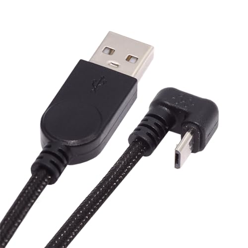 cablecc 480 Mps USB 2.0 auf 5-poliger Micro-USB-Stecker Typ A auf Stecker, Strom-Datenkabel, Mikro-gegenüberliegend, U-Form, abgewinkelt von cablecc