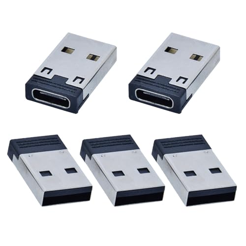 cablecc 5pcs/Lot Reversible Typ C USB-C weiblich bis 480 Mbit/s USB 2.0 EIN männlicher Daten 5V/3A-Stromadapter für Laptop-Tablet-Telefon von cablecc