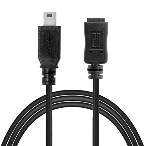 cablecc Mini-USB-Verlängerungskabel, Typ B, 5-poliger Stecker Buchse, 0,5 m von cablecc