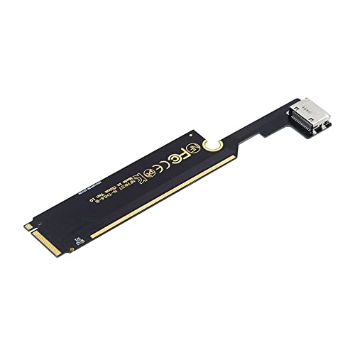cablecc PCI-E 3.0 M.2 M-Key zu OCULINK SFF-8612 SFF-8611 Host-Adapter für Externe Grafikkarte & SSD von cablecc