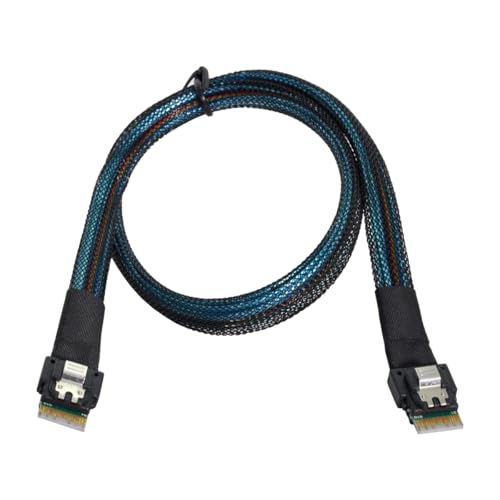 cablecc PCI-E Slimline SAS 4.0 SFF-8654 4i 38pin Host auf SFF-8654 Slim SAS Zielkabel, 40 cm cablecc PCI-E Slimline SAS 4.0 SFF-8654 4i 38pin Host auf SFF-8654 Slim SAS Zielkabel, 40 cm von cablecc