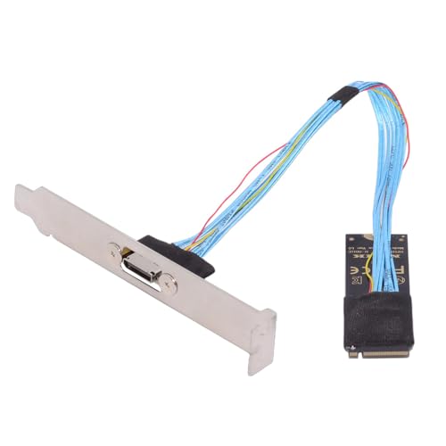 cablecc PCI-E4.0 M.2 M-Key zu Oculink SFF-8612 SFF-8611 Hostkabel 30 cm mit Halterung 2280 NGFF für NVME U.2 SSD eGPU cablecc PCI-E4.0 M.2 M-Key zu Oculink SFF-8612 SFF-8611 Hostkabel 30 cm mit Halterung 2280 NGFF für NVME U.2 SSD eGPU von cablecc