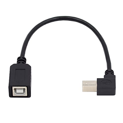 cablecc Typ B Stecker auf Buchse USB 2.0 Verlängerungskabel 90 Grad nach unten abgewinkelt für Drucker Scanner Disk 20cm cablecc Typ B Stecker auf Buchse USB 2.0 Verlängerungskabel 90 Grad nach unten abgewinkelt für Drucker Scanner Disk 20cm von cablecc