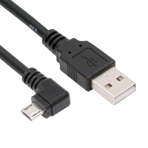 cablecc USB 2.0 Typ-A auf 5 V Micro USB 5-poliges Strom-/Lade-/Datenkabel, rechtwinklig, für Telefon-/Tablet-Kamera, 20 cm cablecc USB 2.0 Typ-A auf 5 V Micro USB 5-poliges Strom-/Lade-/Datenkabel, rechtwinklig, für Telefon-/Tablet-Kamera, 20 cm von cablecc