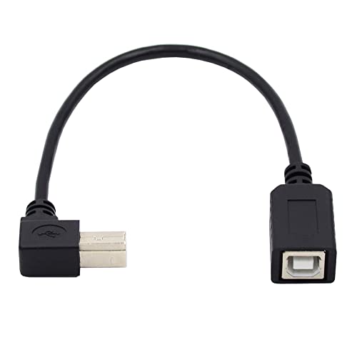 cablecc USB 2.0-Verlängerungskabel, Typ B, Stecker auf Buchse, 90 Grad, rechtwinklig, für Drucker, Scanner, Disk, 20 cm cablecc USB 2.0-Verlängerungskabel, Typ B, Stecker auf Buchse, 90 Grad, rechtwinklig, für Drucker, Scanner, Disk, 20 cm von cablecc