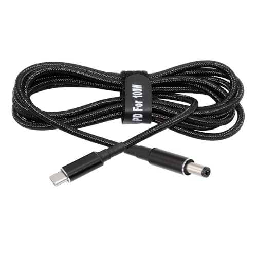 cablecc USB-C 100 W 20 V Eingang zu DC 5,5 * 2,1 mm PD Power 65 W Ausgang Ladekabel unterstützt QC PD Typ-C für Laptop von cablecc