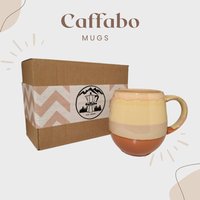 Wunderschöne Keramiktasse - Große Kaffeetasse/Teetasse in Den Farben Gelb-Ocker By Caffabo, 450Ml Wunderschöne Keramiktasse - Große Kaffeetasse/Teetasse in Den Farben Gelb-Ocker By Caffabo, 450Ml von caffabo