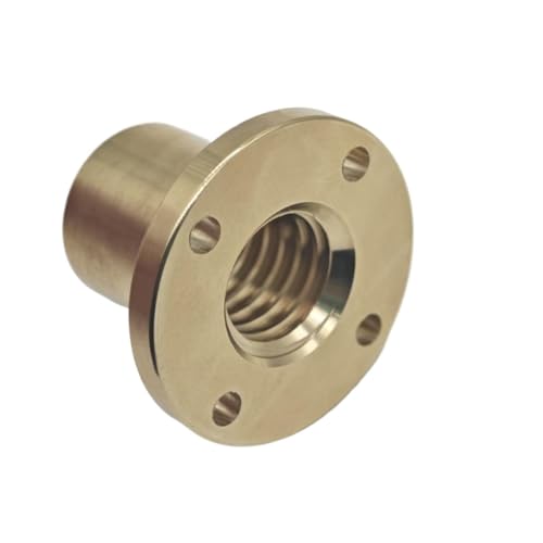Messingschraube Mutter TrL28x5 Trapezgewinde Flansch 28mm Durchmesser 5mm Steigung Schraube Stange Stützblock Messingschraube Mutter TrL28x5 Trapezgewinde Flansch 28mm Durchmesser 5mm Steigung Schraube Stange Stützblock von caihongwei