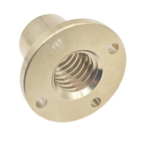 TR28x5 Messing Schraubenmutter Rechtsgewinde 28 mm Durchmesser 5 mm Steigung Trapezgewinde Flanschstützblock TR28x5 Messing Schraubenmutter Rechtsgewinde 28 mm Durchmesser 5 mm Steigung Trapezgewinde Flanschstützblock von caihongwei