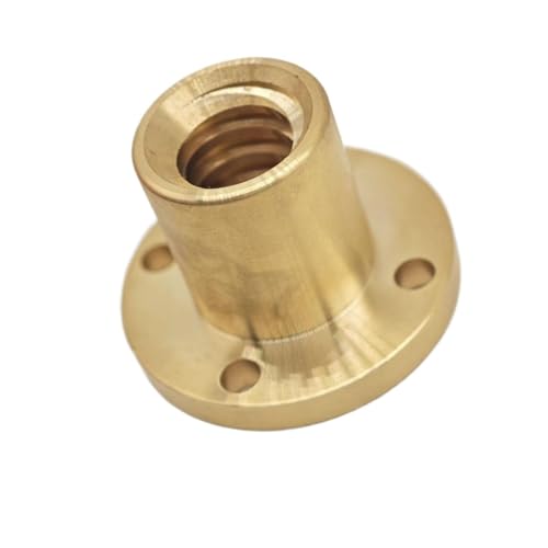 Tr16x3 Runde Messing Schraubenmutter Rechtsgewinde Stützblock T16 Leitspindel 3 mm Steigung Trapezgewindemutter Tr16x3 Runde Messing Schraubenmutter Rechtsgewinde Stützblock T16 Leitspindel 3 mm Steigung Trapezgewindemutter von caihongwei