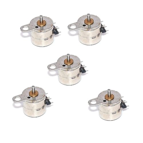 caihongwei Schrittmotor linear 5 stücke Mini Runden Schrittmotor 6mm Durchmesser Micro DIY Digital Kamera Schrittmotor 30,5 Ohm 2 Phase 4 Draht Bewegungsschlitten von caihongwei