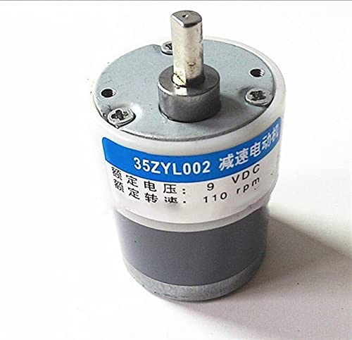 caihongwei caihv-Gleichstrommotor langle 3 5ZYC-01 35ZYL002 530 Getriebemotor, 9V 110RPM, Währungsdose Zubehör (Speed(RPM) : D Shaft) von caihongwei