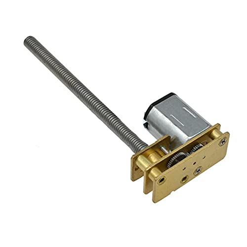 caihongwei caihv-Gleichstrommotor langle Reduktionsgetriebemotor, GA1024-N20-M4 * 55 Mikrogeschwindigkeitsgetriebemotor, DC 3V V 162V 100 150 200 300 400 600RPM mit Metallgetrieberad Zubehör von caihongwei
