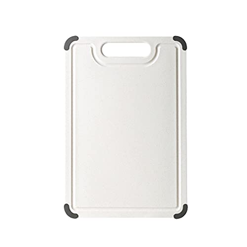 caihuashopping langlebig Schneidebrett Plastik-Schneidebrett Küchenschneidebrett mit Saftnut und Griff Küchenmesser Haushaltsfruchtbrett Küchenbretter Hackbretter (Size : 15INCH) von caihuashopping