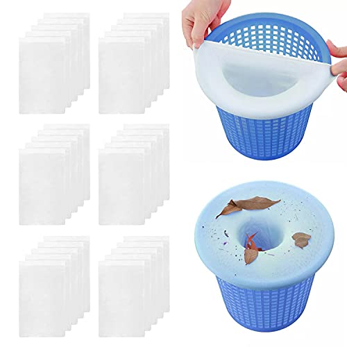 cainda 30 Pack Premium Pool Skimmer Socken für Filterkörbe, Skimmerfilter für Pool Skimmer Körbe, Poolzubehör für Inground Pool oder Aufstellpool von cainda