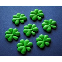 Essbare Kleeblätter - Cake Pop Dekoration Mini Royal Icing Kuchen-/Trüffeldekoration | 15 von cakeartbychristy