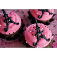 Royal Icing - Eiffelturm Cupcake Toppers - Paris Party - Icing | 12 von cakeartbychristy