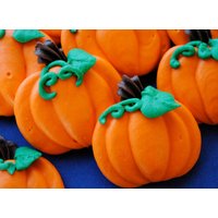 Royal Icing Kürbisse - Cupcake Topper Handgemacht Auf Bestellung | 12 von cakeartbychristy