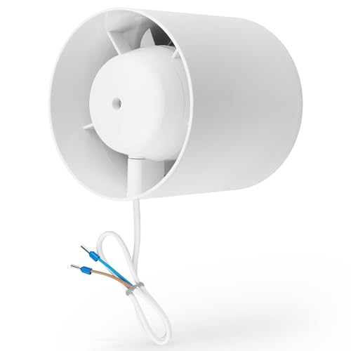calimaero® INLINE Zuluft-Abluftventilator 100mm, Rohrventilator mit Rückstauklappe, Badlüfter, Grow Tent, Booster Lüfter, Rohreinschublüfter 130m³/h, 12Watt / 34dB / IPX2 / Kunststoff calimaero® INLINE Zuluft-Abluftventilator 100mm, Rohrventilator mit Rückstauklappe, Badlüfter, Grow Tent, Booster Lüfter, Rohreinschublüfter 130m³/h, 12Watt / 34dB / IPX2 / Kunststoff von calimaero