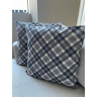 Grau Und Weiß Karo Muster 45 X cm Kissenbezug Oder Mit Einsatz von calmpineshop