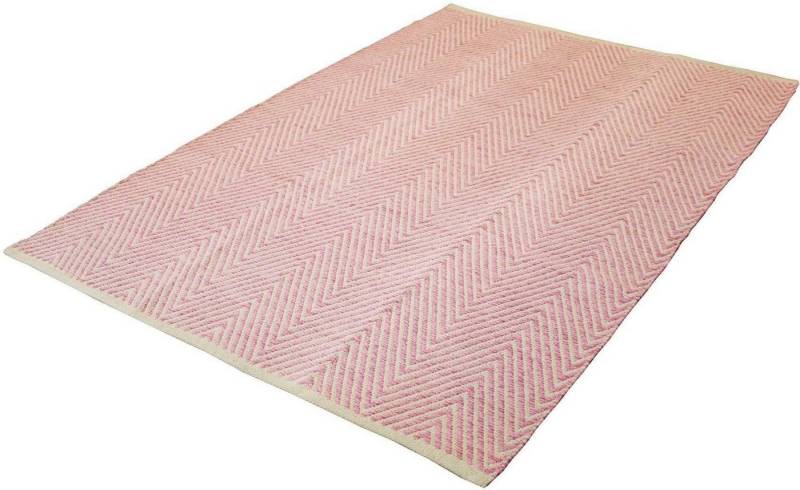 calo-deluxe Teppich Luba 500, rechteckig, Höhe: 7 mm, reine Baumwolle, Wohnzimmer von calo-deluxe